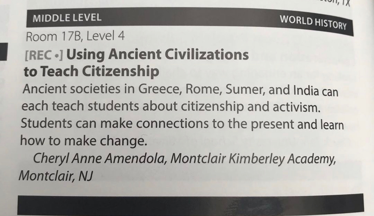 Using Ancient Civilizations to Teach Citizenship