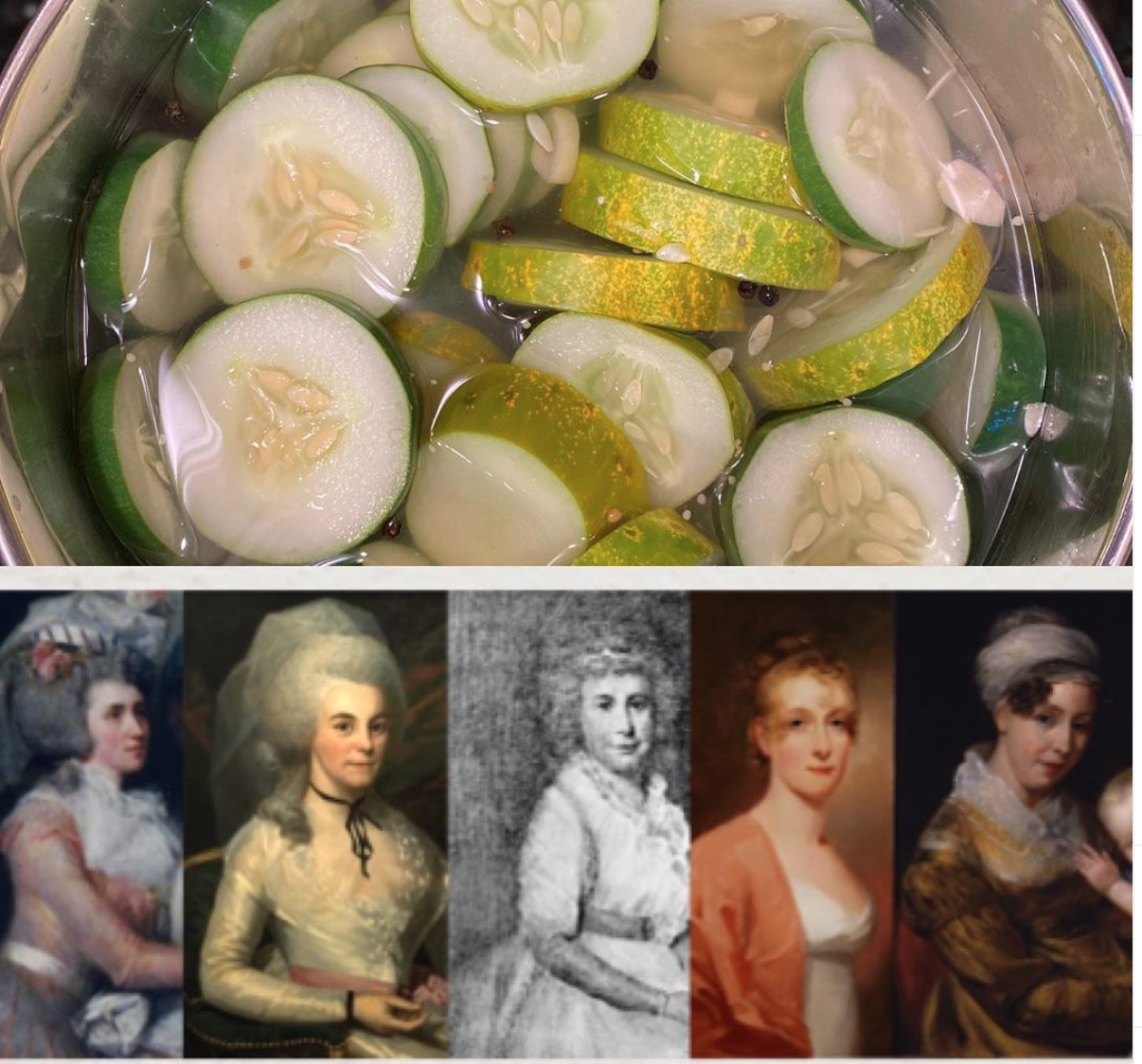 History in the Kitchen: The Schuyler Sisters & Pickled Cucumbers